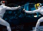 Italy's Mara Navarria (L) fences against Mara Navarria contro Ana Maria Branza (Getty Images)