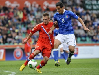 Un'immagine della finale tra Italia e Russia under 17 - Getty Images
